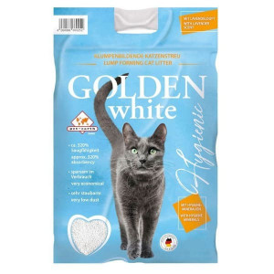 GOLDEN WHITE LAVANDA cementējošās smiltis kaķiem 7kg